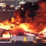 Japan-plane-fire