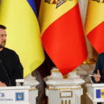 Volodymyr Zelenskiy and Maia Sandu